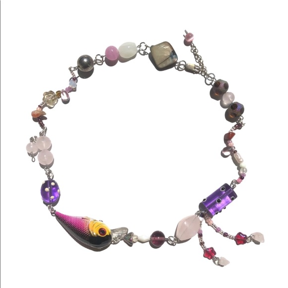 Bead Salad Necklace - Handmade - Picture 1 of 2